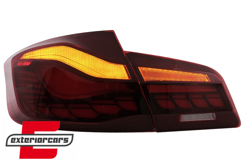 OLED stražnja svjetla SEQ žmigavci (crvena/kristal) / BMW serije 5 F10 (2011-2017) limuzina - Slika 11