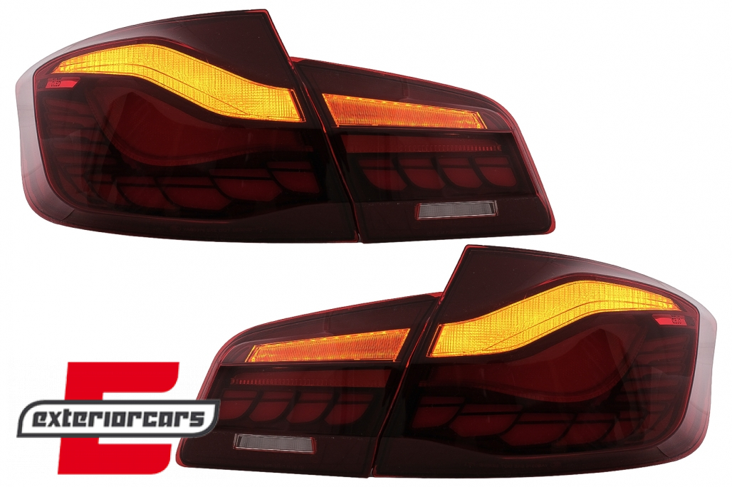 OLED stražnja svjetla SEQ žmigavci (crvena/kristal) / BMW serije 5 F10 (2011-2017) limuzina - Slika 12