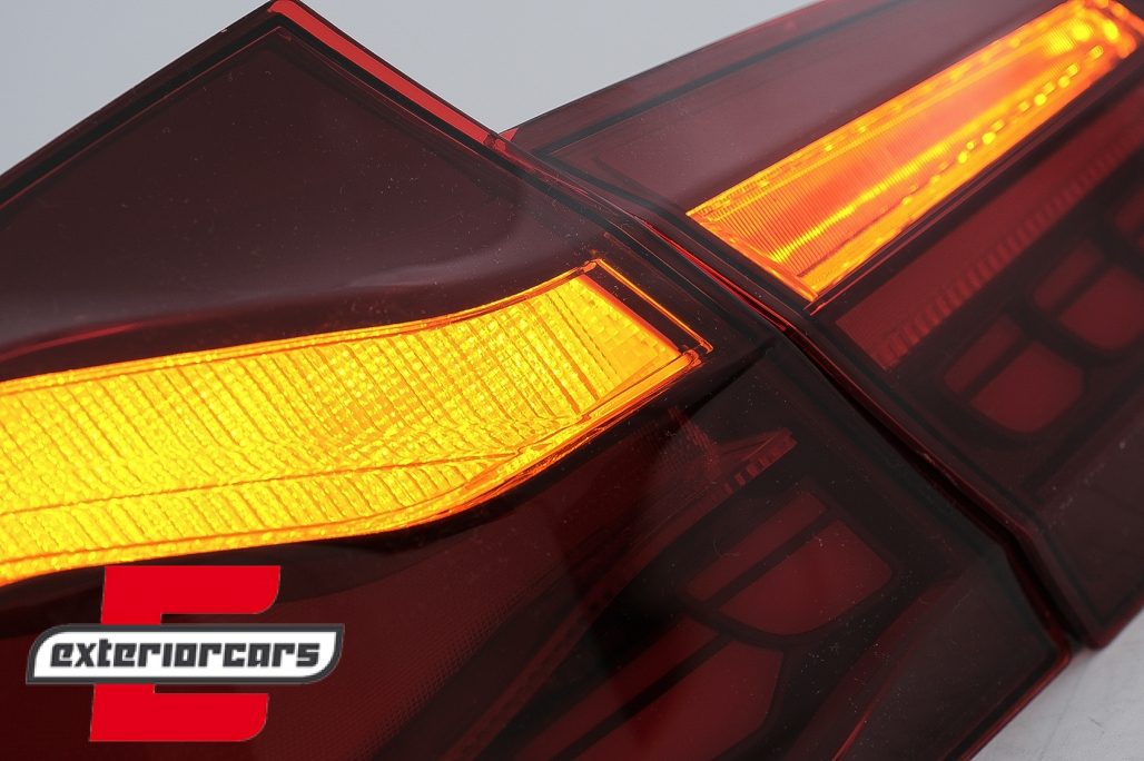 OLED stražnja svjetla SEQ žmigavci (crvena/kristal) / BMW serije 5 F10 (2011-2017) limuzina - Slika 14