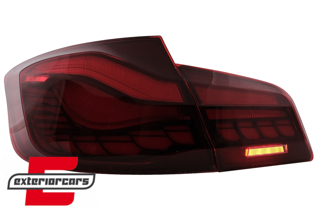 OLED stražnja svjetla SEQ žmigavci (crvena/kristal) / BMW serije 5 F10 (2011-2017) limuzina - Slika 15