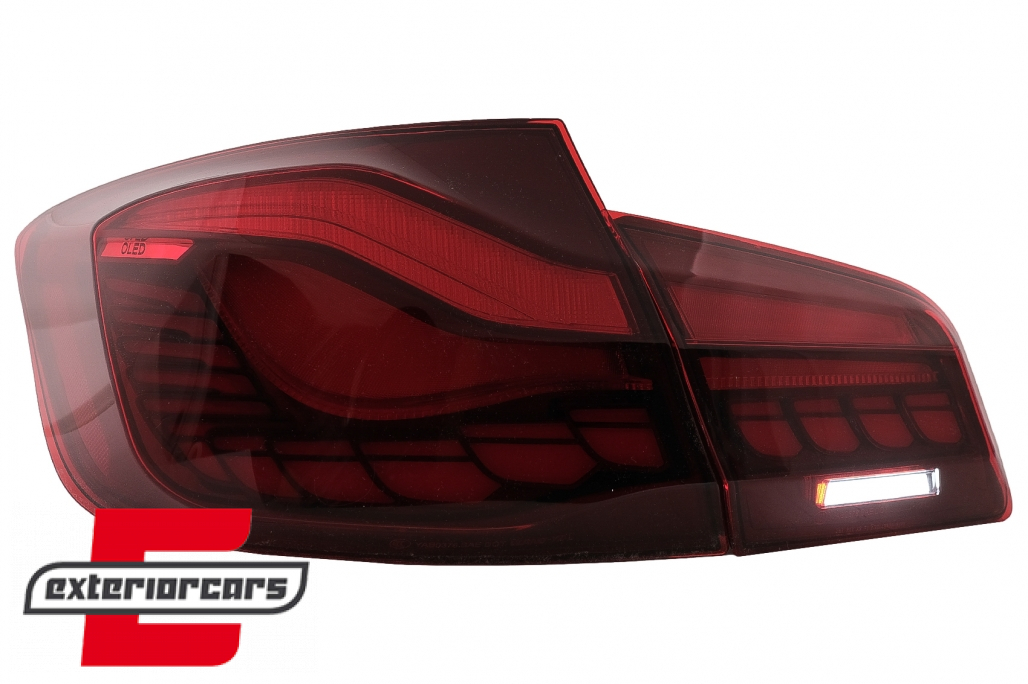 OLED stražnja svjetla SEQ žmigavci (crvena/kristal) / BMW serije 5 F10 (2011-2017) limuzina - Slika 17