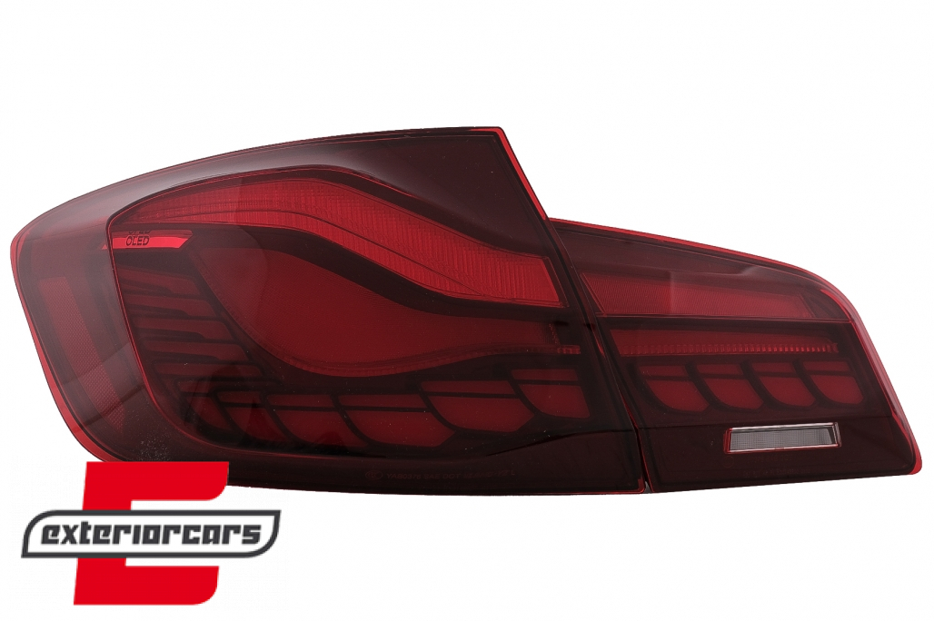OLED stražnja svjetla SEQ žmigavci (crvena/kristal) / BMW serije 5 F10 (2011-2017) limuzina - Slika 19