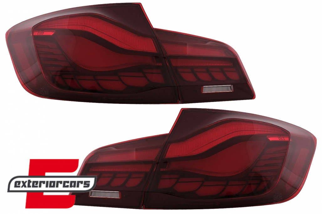 OLED stražnja svjetla SEQ žmigavci (crvena/kristal) / BMW serije 5 F10 (2011-2017) limuzina - Slika 20