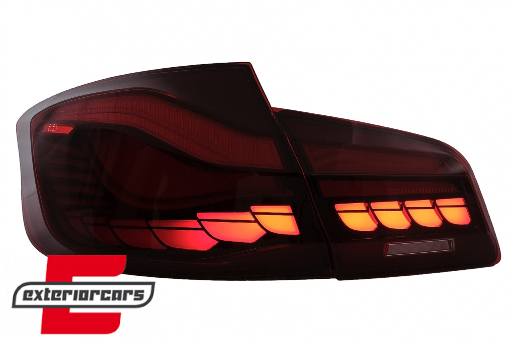 OLED stražnja svjetla SEQ žmigavci (crvena/kristal) / BMW serije 5 F10 (2011-2017) limuzina - Slika 4