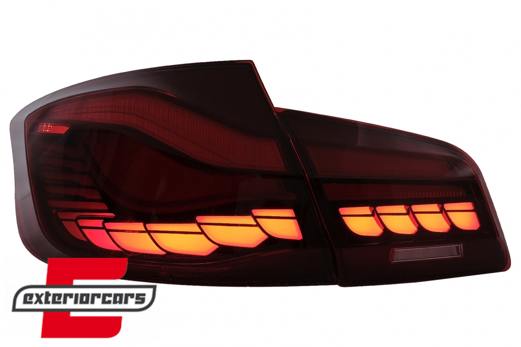 OLED stražnja svjetla SEQ žmigavci (crvena/kristal) / BMW serije 5 F10 (2011-2017) limuzina - Slika 5