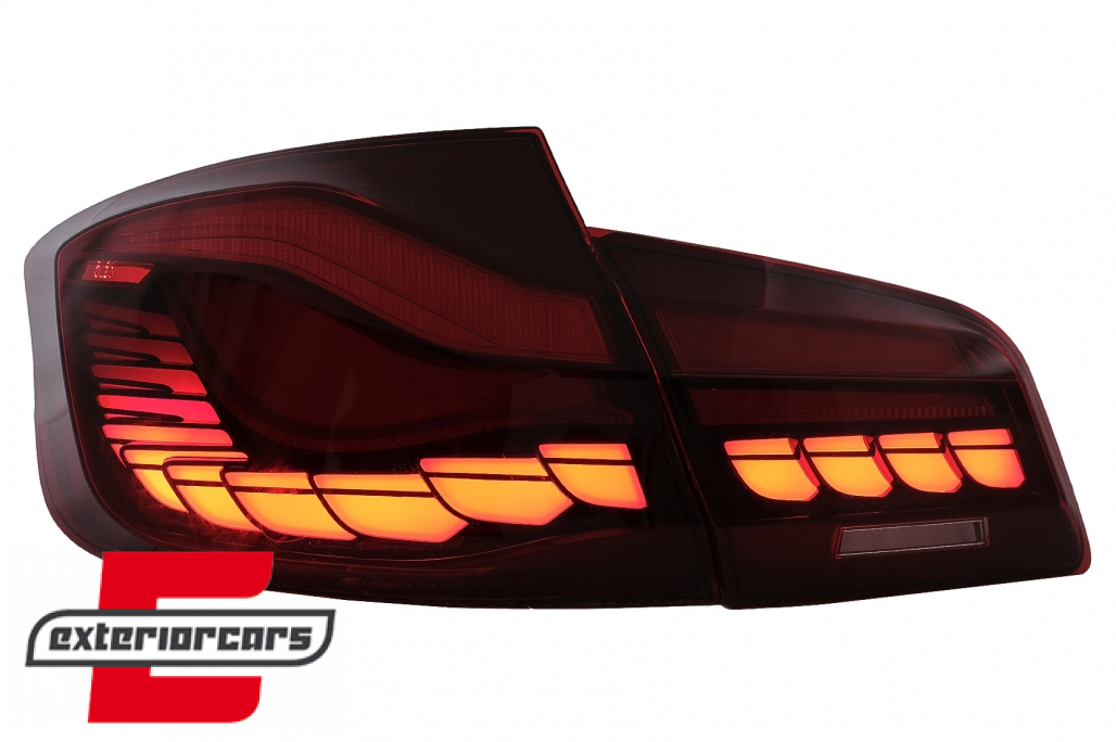 OLED stražnja svjetla SEQ žmigavci (crvena/kristal) / BMW serije 5 F10 (2011-2017) limuzina - Slika 6