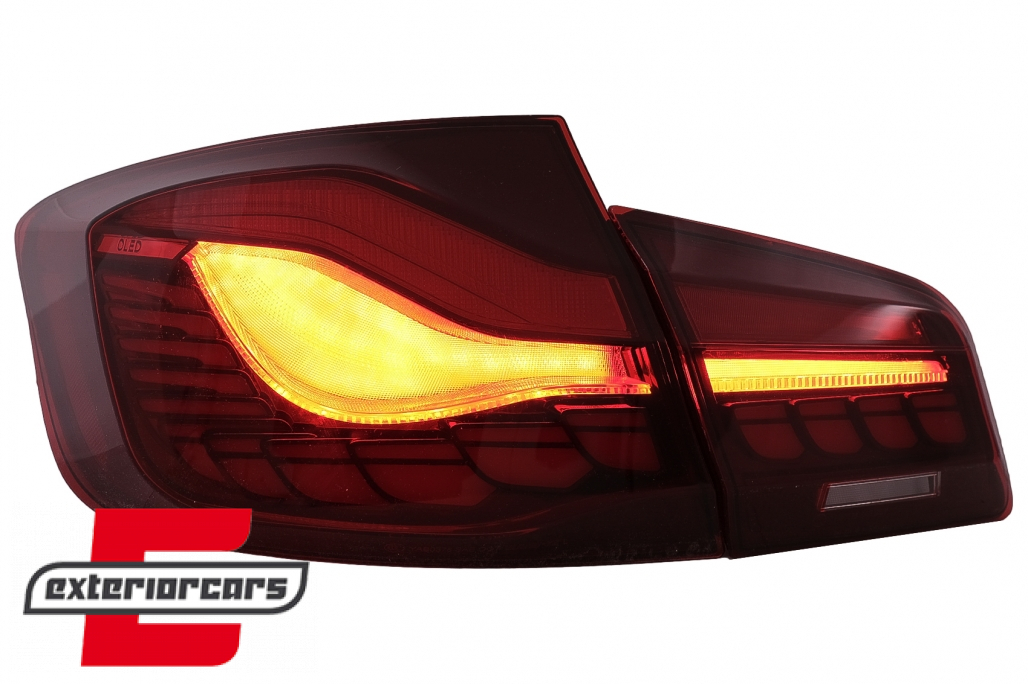 OLED stražnja svjetla SEQ žmigavci (crvena/kristal) / BMW serije 5 F10 (2011-2017) limuzina - Slika 8