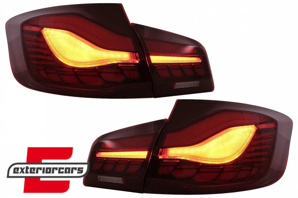 OLED stražnja svjetla SEQ žmigavci (crvena/kristal) / BMW serije 5 F10 (2011-2017) limuzina - Slika 9
