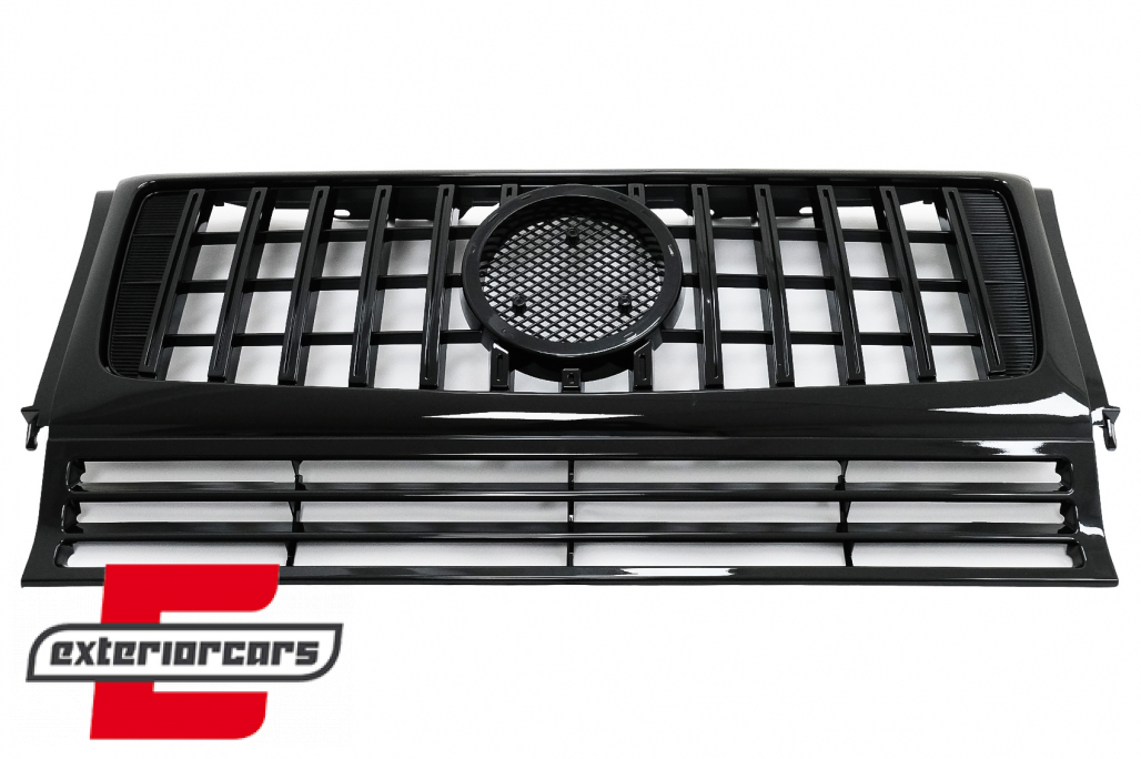 Prednja maska G63 GT-R Panamericana dizajn (piano crna) / Mercedes G-klasa W463 (2002-2017) - Slika 5