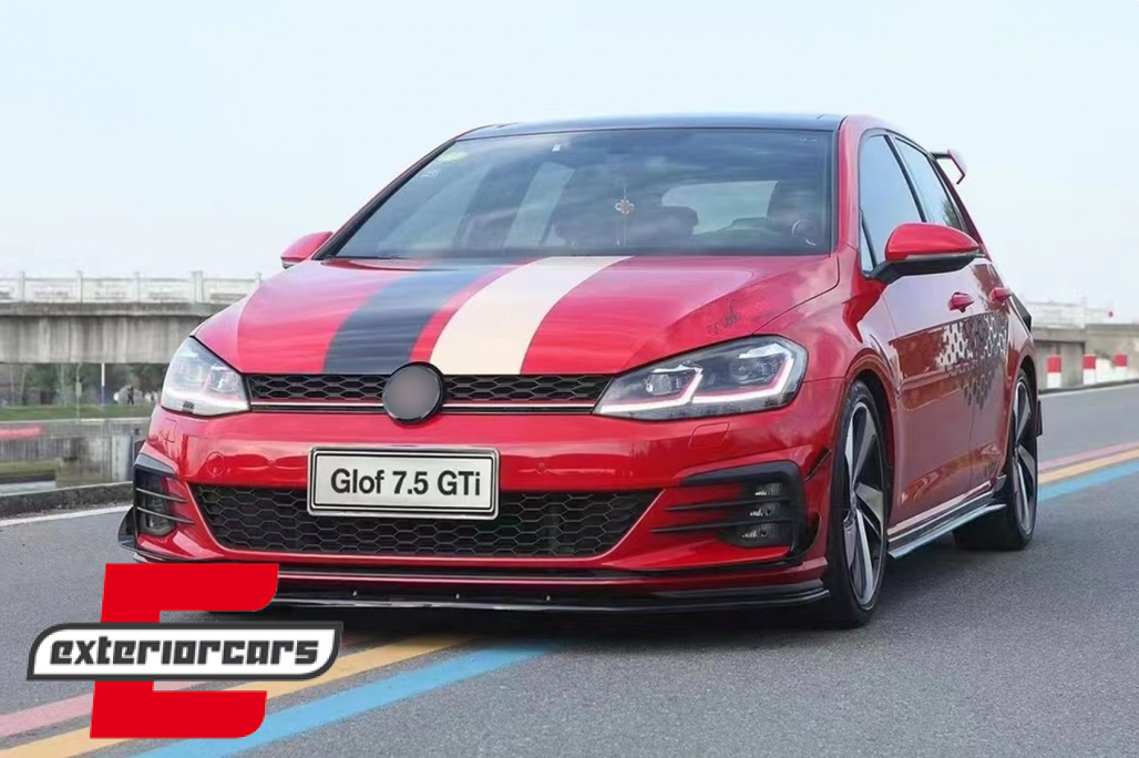 Prednji flapovi (piano crna) / VW Golf 7.5 GTI 5G Hatchback (2017-2020) - Slika 6