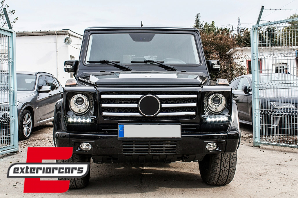 Poklopci svjetla & LED DRL G65 AMG dizajn / Mercedes G-klasa W463 (2002-2018) - Slika 9