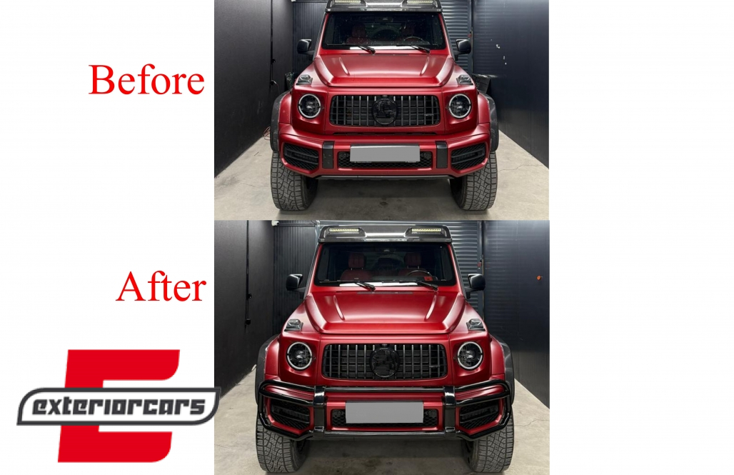 BullBar (piano crna) / Mercedes G-klasa Facelift W463 (2018-) - Slika 9