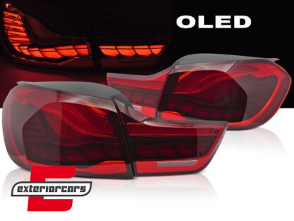 OLED stražnja svjetla SEQ žmigavci (crvena) / BMW serije 4 F32 F33 F36 M4 F82 F83 (2013-03.2019)