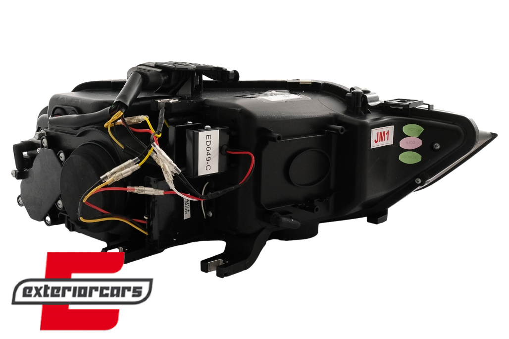 Prednja svjetla LED DRL SEQ žmigavci (crna) / Audi A4 B8.5 Facelift (2012-2015) - Slika 19