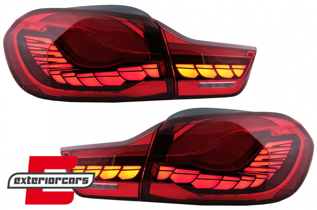 OLED stražnja svjetla SEQ žmigavci (crvena) / BMW serije 4 F32 F33 F36 M4 F82 F83 (2013-03.2019) - Slika 2
