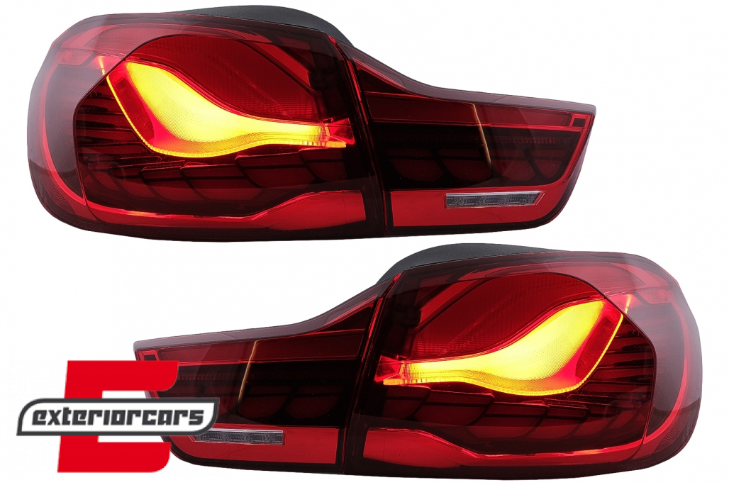 OLED stražnja svjetla SEQ žmigavci (crvena) / BMW serije 4 F32 F33 F36 M4 F82 F83 (2013-03.2019) - Slika 12
