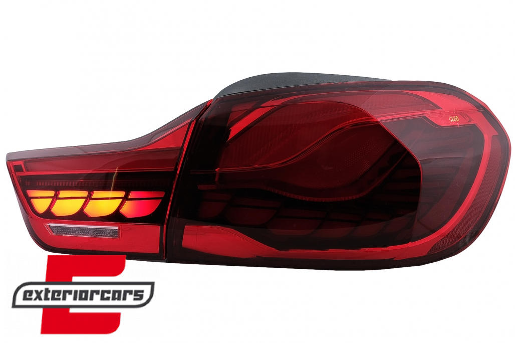 OLED stražnja svjetla SEQ žmigavci (crvena) / BMW serije 4 F32 F33 F36 M4 F82 F83 (2013-03.2019) - Slika 4