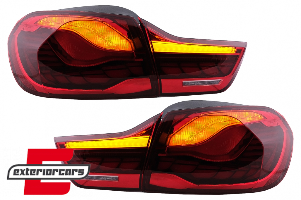 OLED stražnja svjetla SEQ žmigavci (crvena) / BMW serije 4 F32 F33 F36 M4 F82 F83 (2013-03.2019) - Slika 7