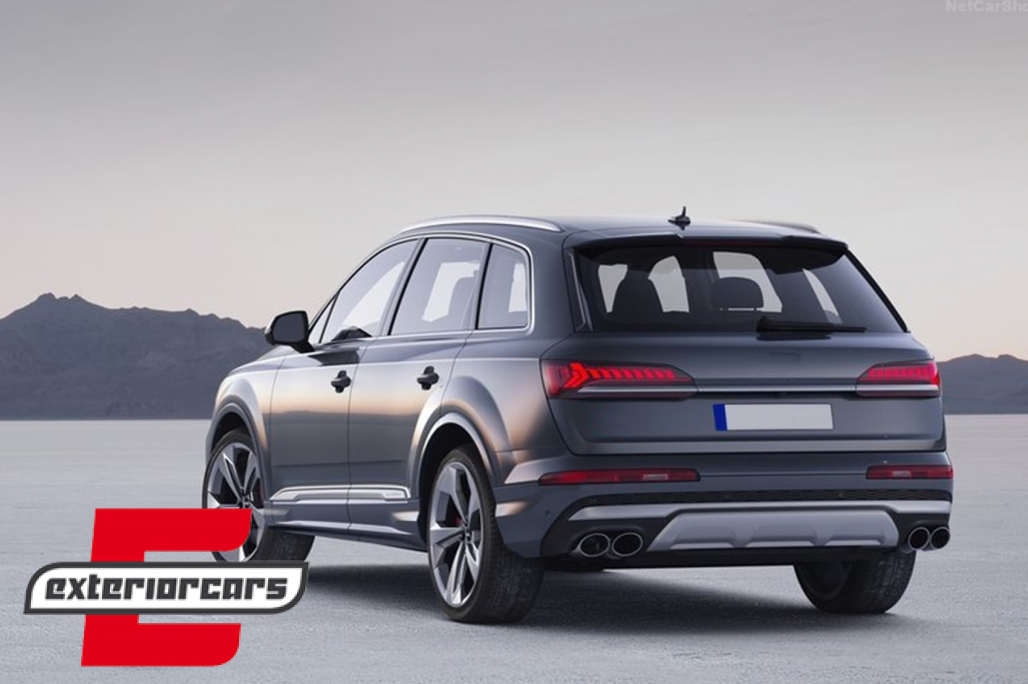 Difuzor zraka & nastavci auspuha SQ7 dizajn (chrome) / Audi Q7 SUV 4M Facelift (2020-2023) - Slika 12
