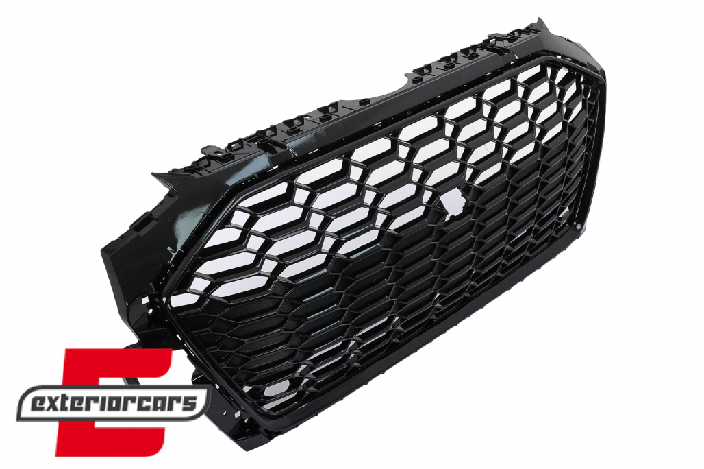 Prednja maska RS4 dizajn (piano crna) / Audi A4 B9 8W Facelift (2020-2024) - Slika 5