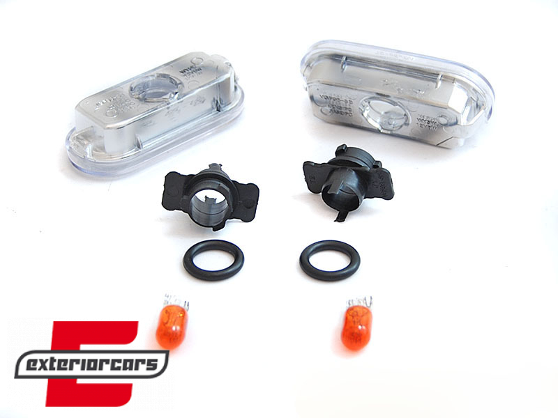 Bočni žmigavci (chrome) / Seat Ibiza Cordoba (1996-2002) VW Polo (1994-1999) Golf (1995-2003) Passat (1993-2005) Vento (1995-1998) Bora (1998-2005) - Slika 2