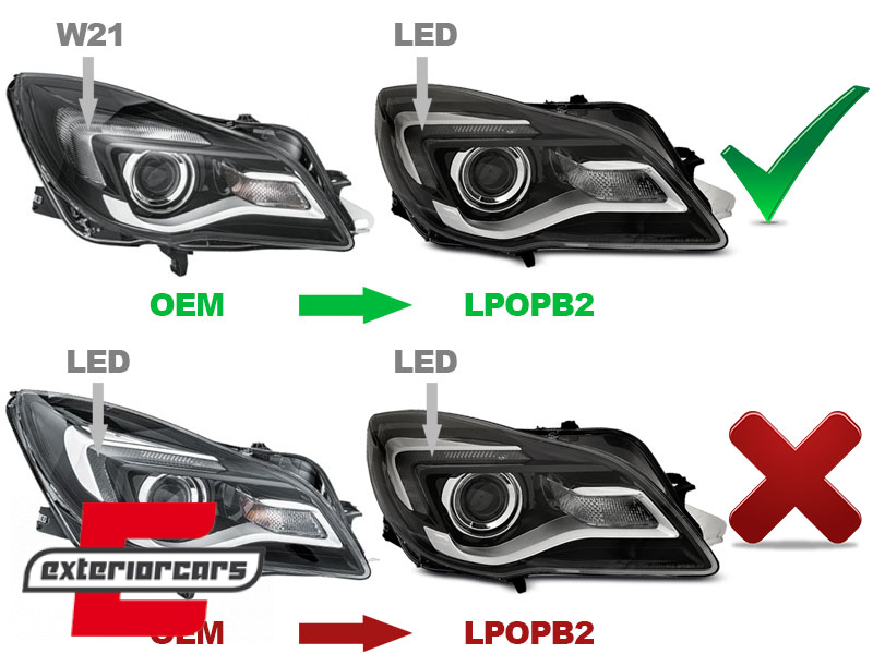 Prednja svjetla Xenon look (crna) / Opel Insignia (2013-2017) - Slika 4
