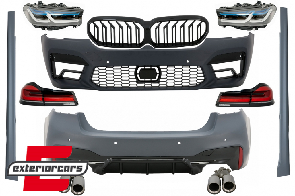 Bodykit pretvorba u G30 M5 LCI 2020 dizajn / BMW serije 5 G30 limuzina (2017-2019)