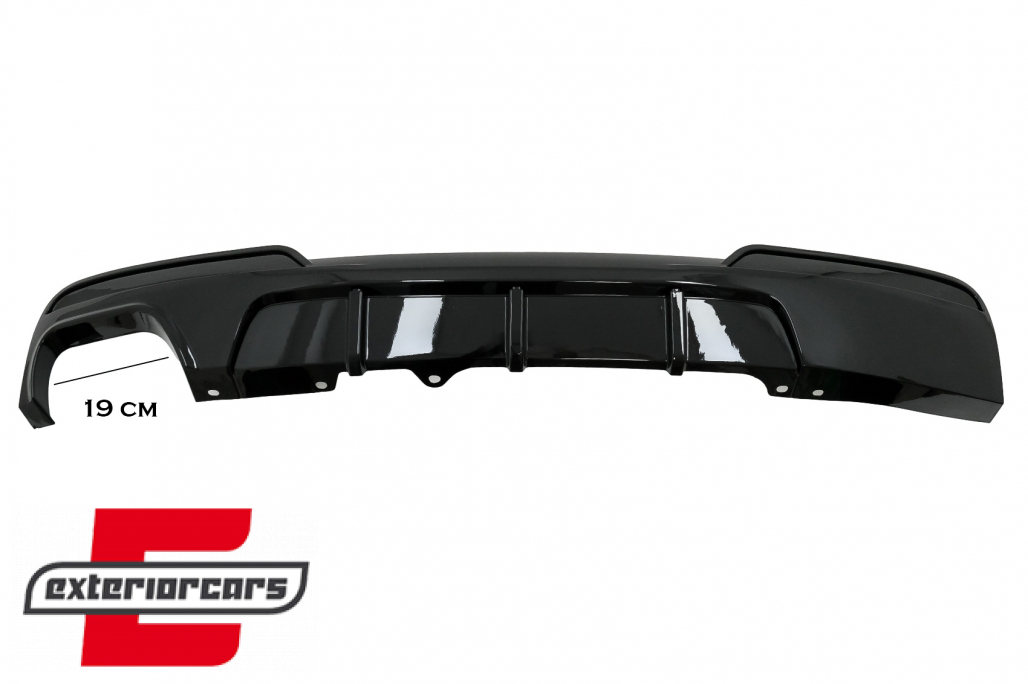 Difuzor zraka M-Performance dizajn (piano crna) / BMW serije 5 F10 F11 limuzina karavan (2011-2017) - Slika 7
