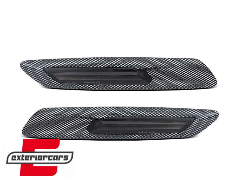 Bočni žmigavci LED SEQ (carbon look) / BMW serije 5 F10 F11 (2010-2014) - Slika 2