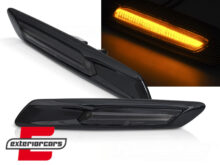 Bočni žmigavci LED SEQ (crna/smoke) / BMW serije 5 F10 F11 (2010-2014)