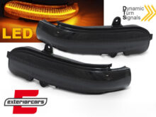 Žmigavci u retrovizoru LED SEQ (smoke) / MERCEDES C klasa W203 S203 (2000-2007) CL203 Sport Coupe (2001-2011)