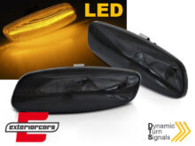 Bočni žmigavci LED SEQ (smoke) / PEUGEOT 207 308 3008 5008 CITROEN C3 C4 C5 DS3 DS4