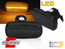 Bočni žmigavci LED SEQ (smoke) / Toyota Land Cruiser 120 Prius (2003-2009) RAV 4 (2003-2005) Lexus IS (1998-2005)