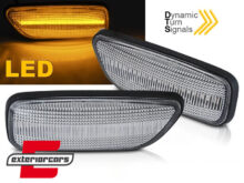 Bočni žmigavci LED SEQ (bijela) / Volvo S60 (2000-2010) S80 (1999-2007) V70 II (2000-2007) XC90 (2002-2006)