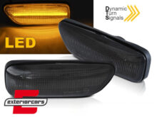Bočni žmigavci LED SEQ (smoke) / Volvo S60 (2000-2010) S80 (1999-2007) V70 II (2000-2007) XC90 (2002-2006)