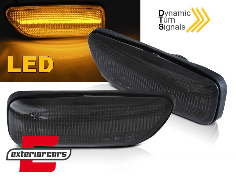 Bočni žmigavci LED SEQ (smoke) / Volvo S60 (2000-2010) S80 (1999-2007) V70 II (2000-2007) XC90 (2002-2006)