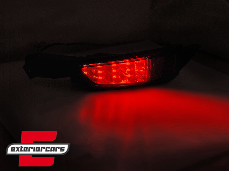 Svjetla za maglu LED (crvena/smoke) / Ford Fiesta Mk7 (2008-2016) Hatchback - Slika 3