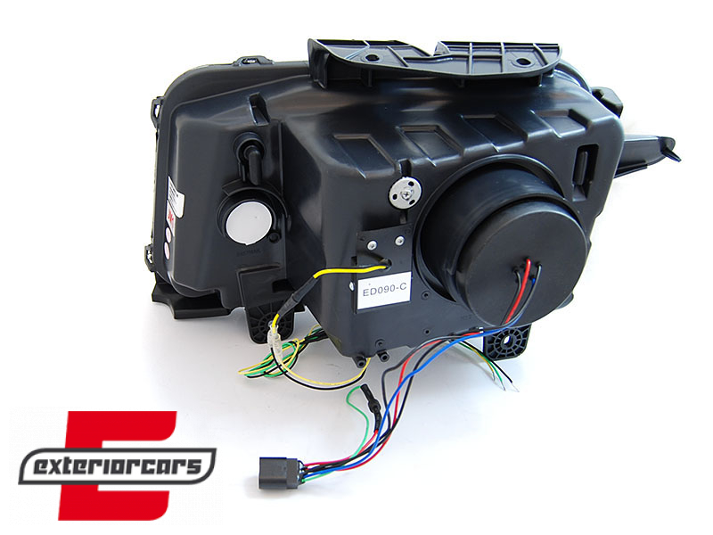 Prednja svjetla LED TubeLight SEQ žmigavci (crna) / Chevrolet Camaro Mk5 (2009-2013) - Slika 4
