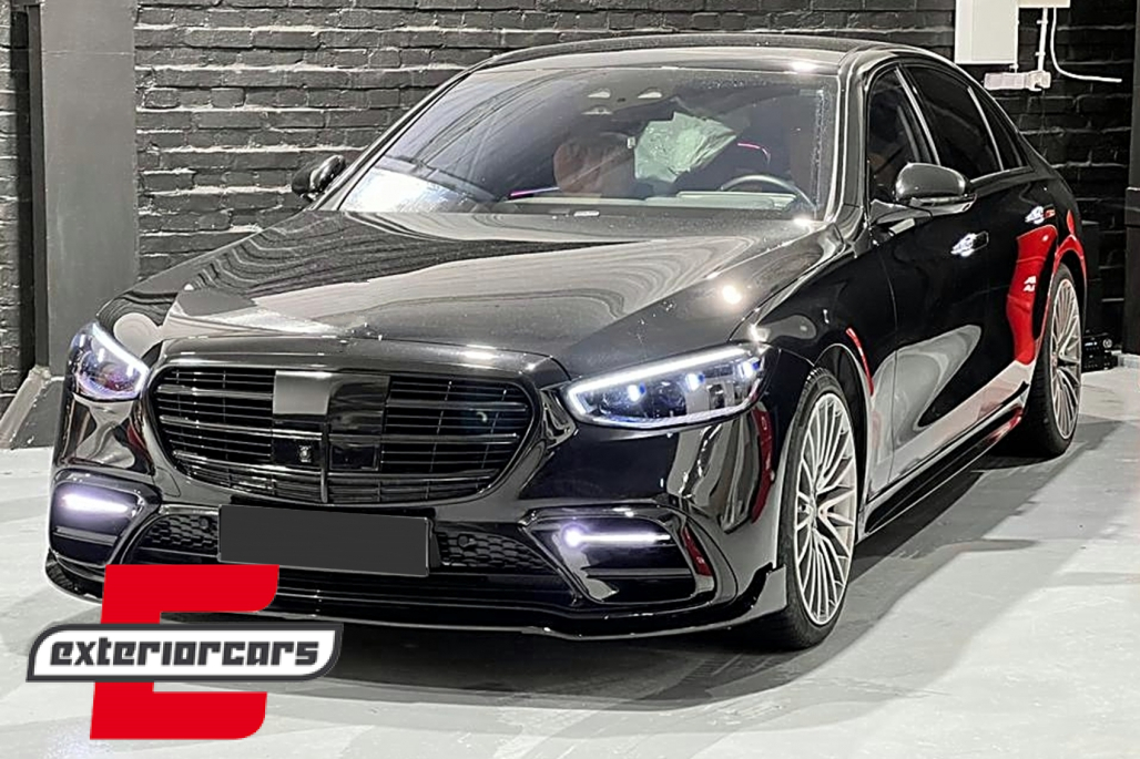 Bodykit AERO dizajn (piano crna) / Mercedes S-klasa W223 limuzina Sport Line (2020-2025) - Slika 21