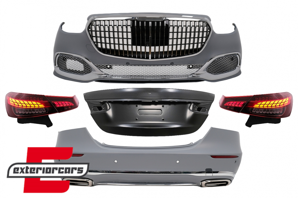 Bodykit za pretvorbu u Facelift 2020 Maybach dizajn / Mercedes E-klasa W213 (2016-2019)