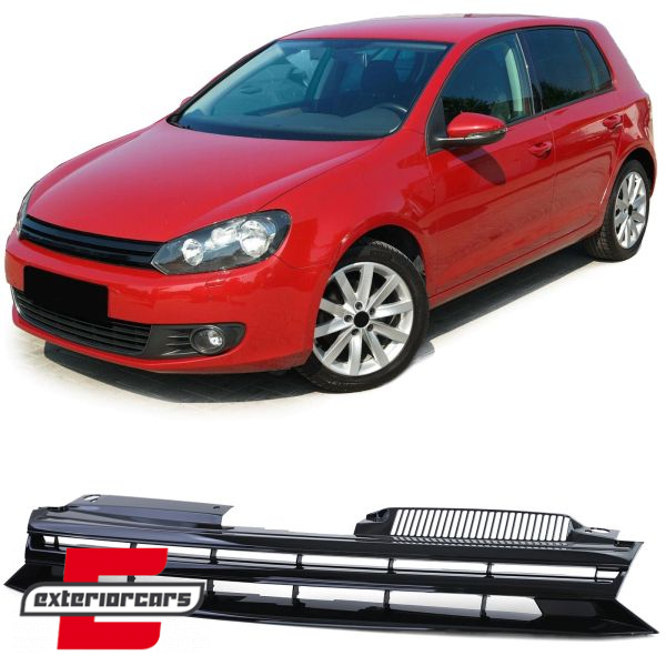 Prednja maska bez znaka (piano crna) / VW Golf 6 VI (2008-2012) - Slika 6
