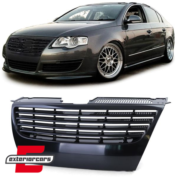 Prednja maska bez znaka (crna) / VW Passat B6 3C (2005-2010) - Slika 7