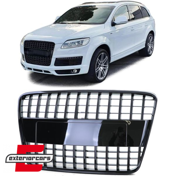 Prednja maska SQ7 dizajn (piano crna) / Audi Q7 (2005-2009) - Slika 9