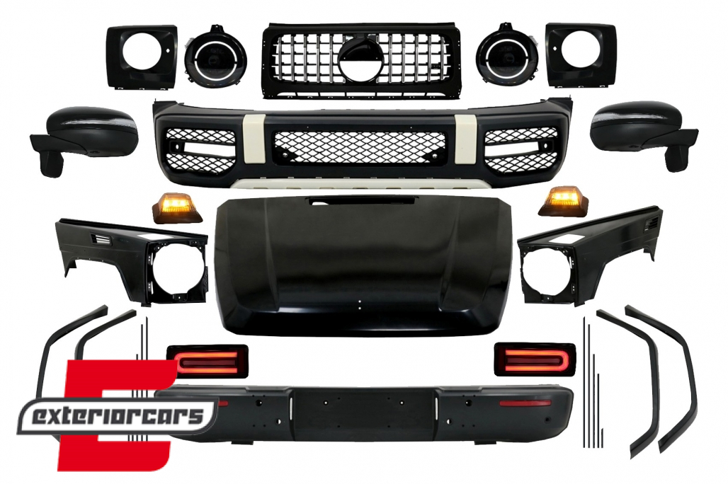 Bodykit za pretvorbu u G63 2018 AMG dizajn / Mercedes G-klasa W463 (2008-2017)