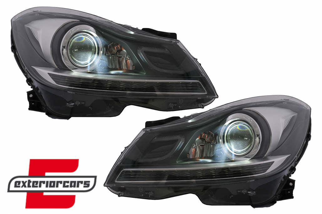 Prednja svjetla SEQ žmigavci Xenon look / Mercedes C-klasa W204 S204 C204 (2011-2014) - Slika 11