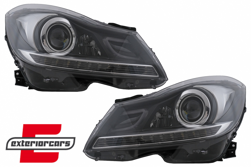 Prednja svjetla SEQ žmigavci Xenon look / Mercedes C-klasa W204 S204 C204 (2011-2014) - Slika 20