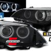 Prednje svjetla CCFL Angel Eyes Xenon (crna) / BMW serije 5 E60 E61 (2005-2007)
