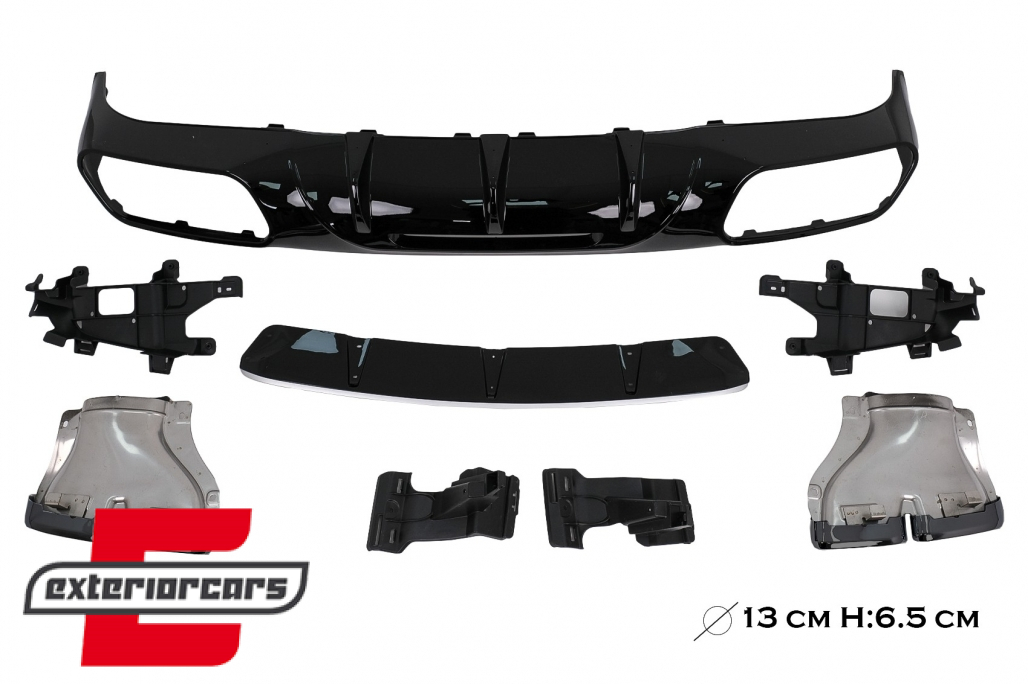 Difuzor zraka & nastavci auspuha CLS63 AMG Performance dizajn / Mercedes CLS limuzina W218 Sport Line (2011-2017) - Slika 8
