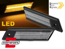 Bočni žmigavci LED SEQ (chrome) / BMW serije 3 E30 (1982-1994) serije 5 E28 (1981-1988) serije 6 E24 (1976-1989) serije 7 E23 (1977-1987)