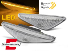 Bočni žmigavci LED SEQ (chrome) / BMW serije 3 E46 Coupe (2003-2006)